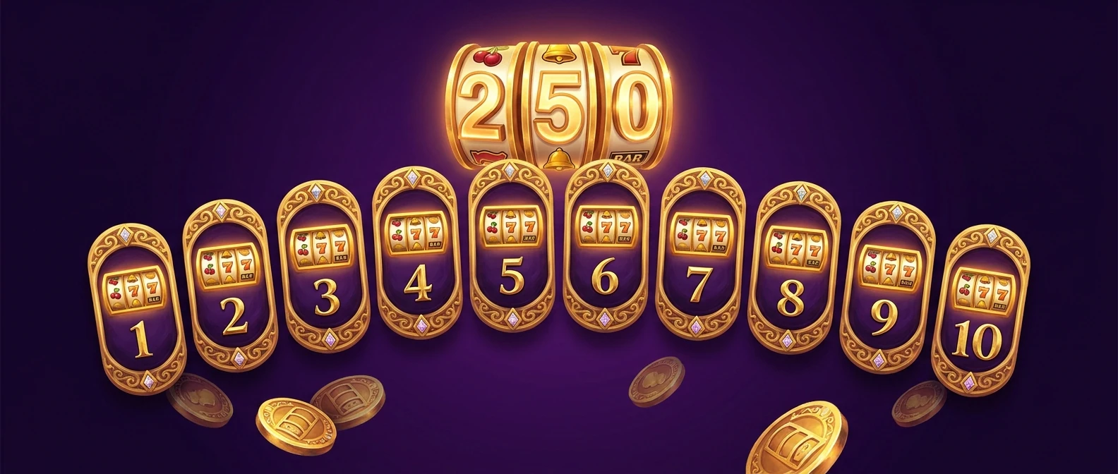 Distribution des 250 tours gratuits — 25 FS par jour sur 10 jours